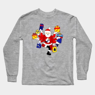 Dancing Shiva Claus Long Sleeve T-Shirt